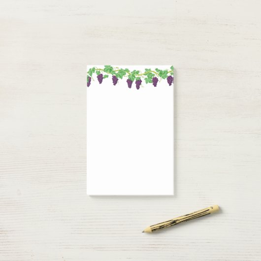 Post-it® Post-it-Notes de raisins (Sur un bureau)