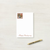 Post-it® Post-it-Notes de Thanksgiving (Sur un bureau)