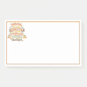Post-it® Post-it-Notes de Thanksgiving