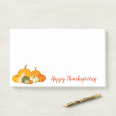 Post-it® Post-it-Notes de Thanksgiving (Sur un bureau)