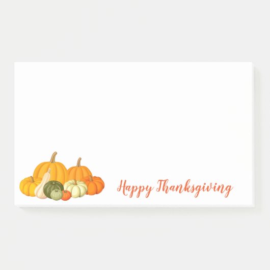 Post-it® Post-it-Notes de Thanksgiving (Devant)