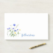 Post-it® Post-it-Notes des Fleurs sauvages de Yellowstone (Sur un bureau)