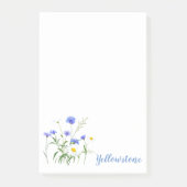 Post-it® Post-it-Notes des Fleurs sauvages de Yellowstone (Devant)