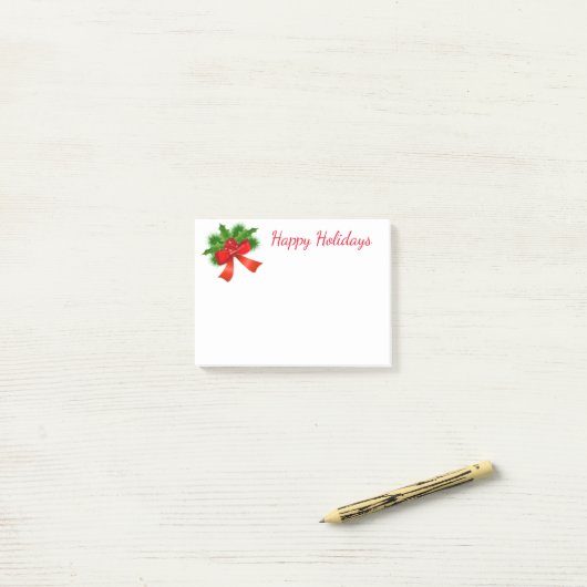 Post-it® Post-it-Notes des jours fériés (Sur un bureau)