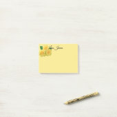 Post-it® Post-it-Notes des roses jaunes (Sur un bureau)