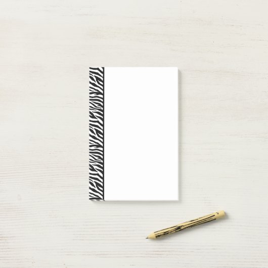 Post-it® Post-it-Notes d'impression Zebra (Sur un bureau)