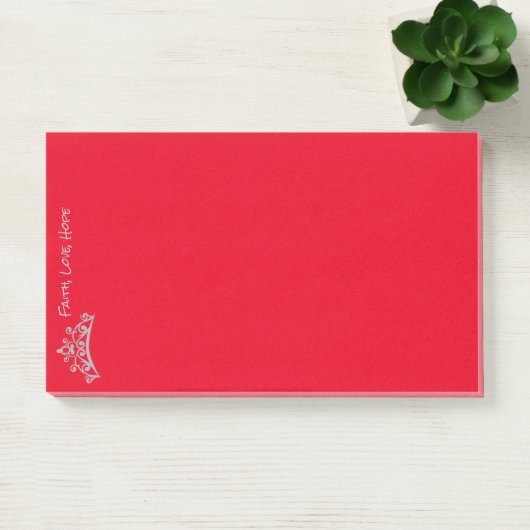 Post-it® Post It Notes Faith Love Hope (Bureau)