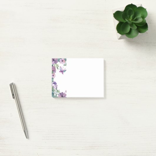 Post-it® Post-it-Notes florales (Bureau)