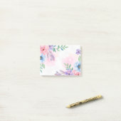 Post-it® Post-it-Notes florales (Sur un bureau)