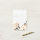 Post-it® Post-it-Notes floraux (Sur un bureau)