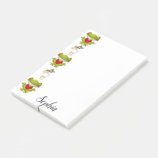 Post-it® Post-it Notes Grenouilles Poulet fraise (Incliné)