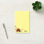 Post-it® Post-it Notes Jaune Rose Rouge (Bureau)