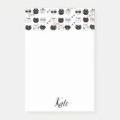 Post-it® Post-it Notes Kitten Whimsical Cat (Devant)