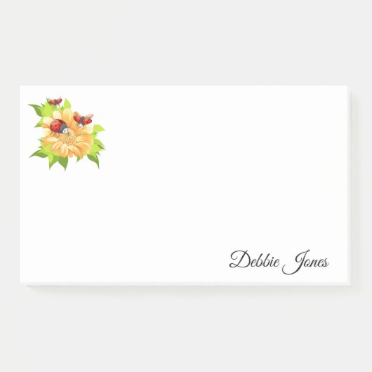 Post-it® Post-it-Notes-Ladybugs (Devant)