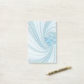 Post-it® Post-it Notes Narval Bleu (Sur un bureau)