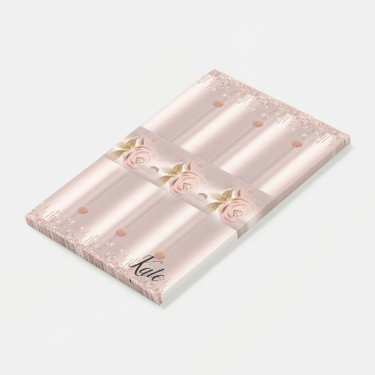 Post-it® Post-it Notes Parties scintillant rose (Incliné)