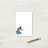 Post-it® Post-it-Notes Peacock (Sur un bureau)