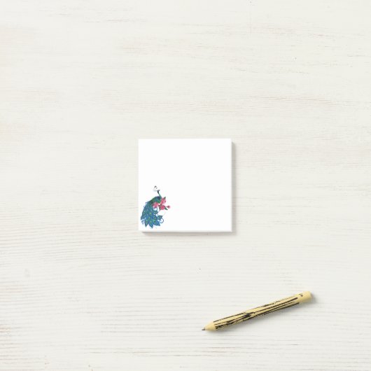 Post-it® Post-it-Notes Peacock (Sur un bureau)