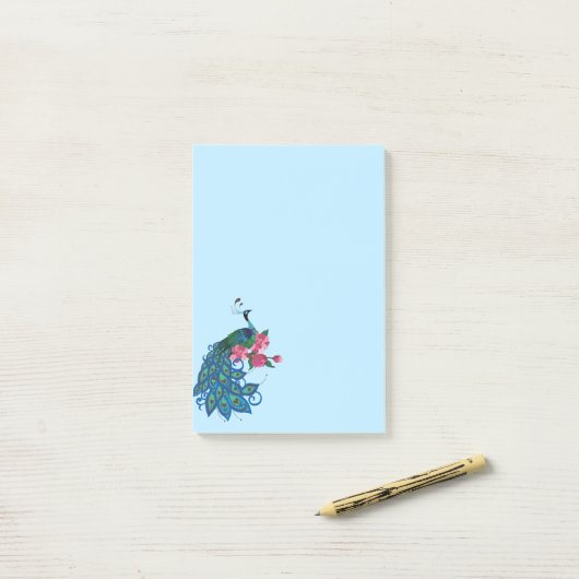 Post-it® Post-it-Notes Peacock (Sur un bureau)