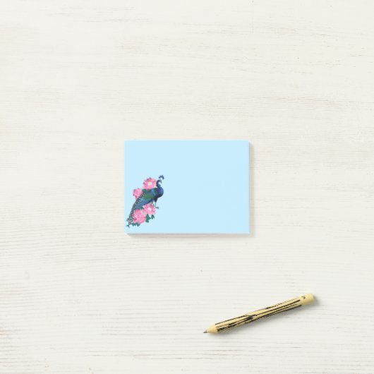 Post-it® Post-it-Notes Peacock (Sur un bureau)