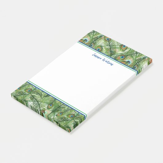 Post-it® Post-it Notes-Peacock Feathers Post-it Notes (Incliné)