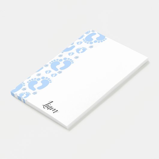 Post-it® Post-it Notes Pieds bébé Garçon Eléphant (Incliné)