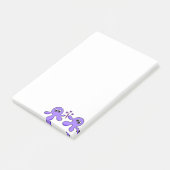 Post-it® Post-it Notes Pieuvre Violette (Incliné)