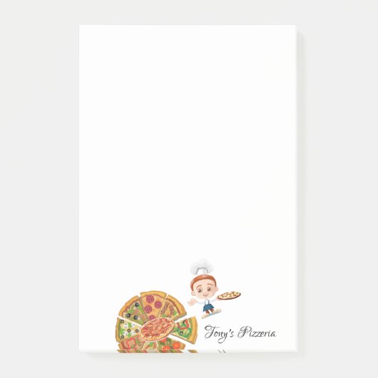 Post-it® Post-it Notes Pizza (Devant)
