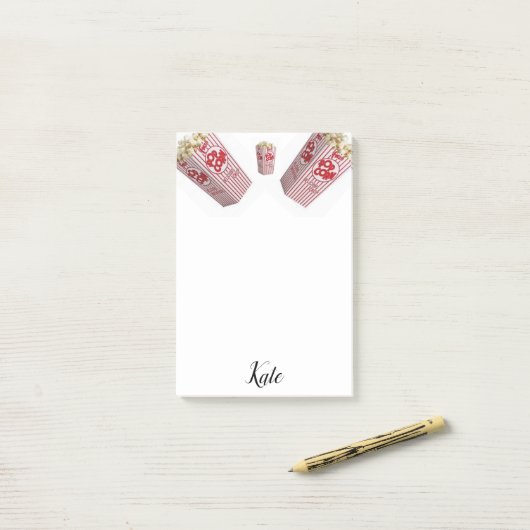 Post-it® Post-it Notes Popcorn (Sur un bureau)