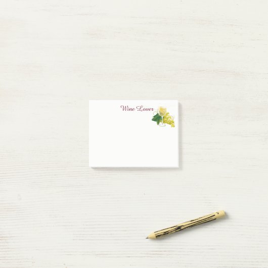 Post-it® Post-it-Notes pour l'amateur de vin (Sur un bureau)