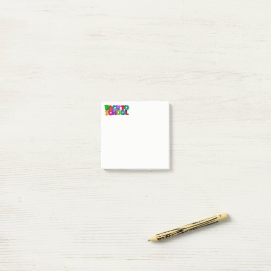 Post-it® Post-it-Notes-Retour À L'École (Sur un bureau)