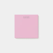 Post-it® Post-it- Notes roses personnalisés (Devant)