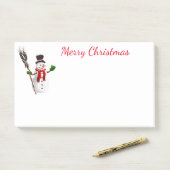 Post-it® Post-it-Notes-Snowman (Sur un bureau)