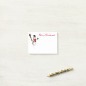 Post-it® Post-it-Notes-Snowman (Sur un bureau)