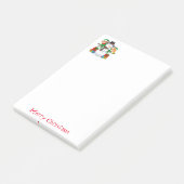Post-it® Post-It-Notes-Snowman Post-it Notes (Incliné)