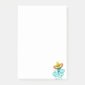 Post-it® Post-it Notes Sombrero Mexicain Pieuvre (Devant)