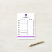 Post-it® Post-it Notes to Do List Notes Section JK Logo (Sur un bureau)