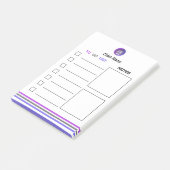 Post-it® Post-it Notes to Do List Notes Section JK Logo (Incliné)