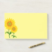 Post-it® Post-it-Notes-Tournesols (Sur un bureau)