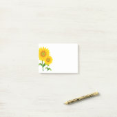 Post-it® Post-it-Notes-Tournesols (Sur un bureau)