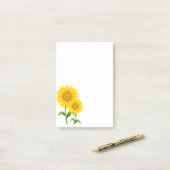 Post-it® Post-it-Notes-Tournesols (Sur un bureau)