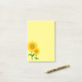 Post-it® Post-it-Notes-Tournesols (Sur un bureau)