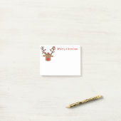 Post-it® Post-it-Notes-Vacances-Rudolph (Sur un bureau)
