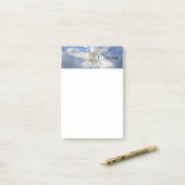 Post-it® Post-it Notes White Dove (Sur un bureau)