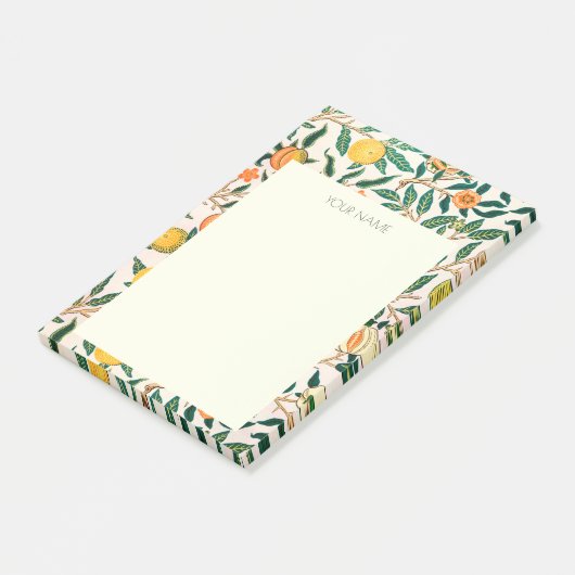 POST-IT® POST-IT NOTES WILLIAM MORRIS YELLOW POMEGRANATES (Incliné)