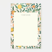 POST-IT® POST-IT NOTES WILLIAM MORRIS YELLOW POMEGRANATES (Devant)