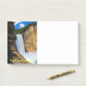 Post-it® Post-it-Notes Yellowstone Falls (Sur un bureau)