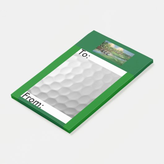 Post-it® Post-it orienté notes/4x6 de golf (Incliné)