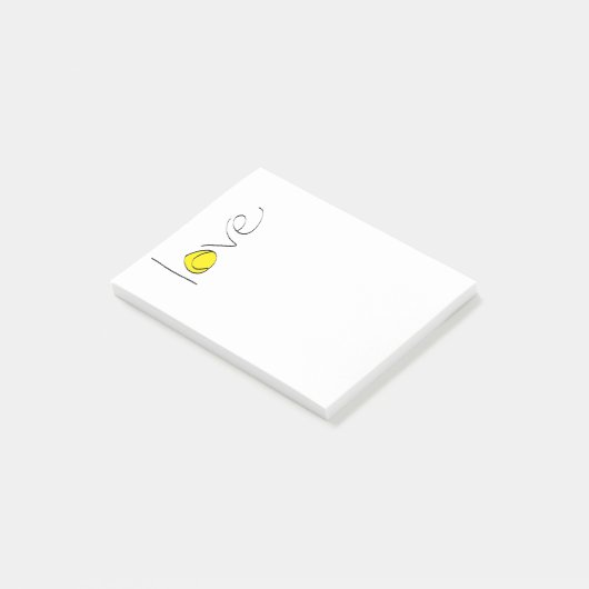 Post-it® Post-its d'amour de tennis (Incliné)