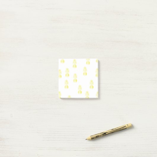 Post-it® Post-its d'ananas (Sur un bureau)
